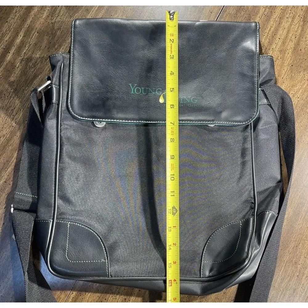 Young Living Satchel Bag Black Shoulder Strap‎ Handbag Carry All Top Handle
